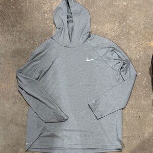 Nike Heather Gray Pullover Hoodie